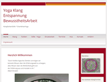 Tablet Screenshot of klangfarbenstille.de